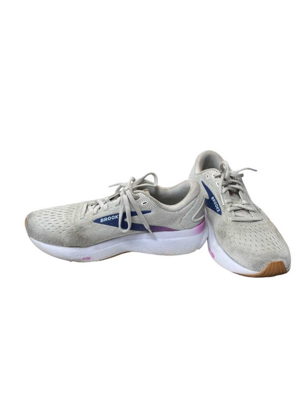 Brooks Ghost 16 wms gray pink walking running sneakers sz 8B SKU 10-841